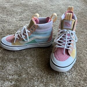 Multicolor Vans High tops